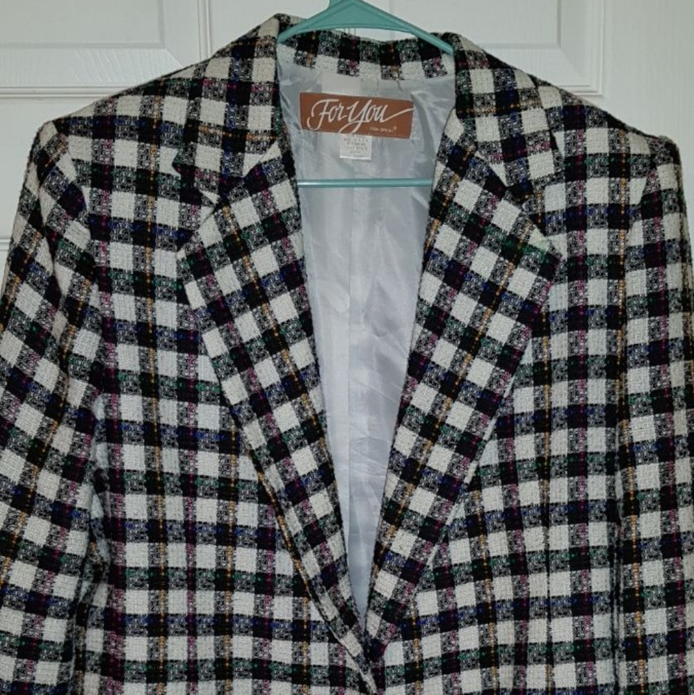 Plaid Blazer
